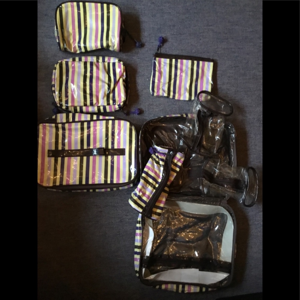 SET OF EIGHT SEPHORA MAKE UP CASES